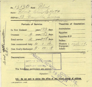 Detail from a sticky note